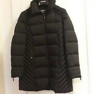 Quilted Black Coat